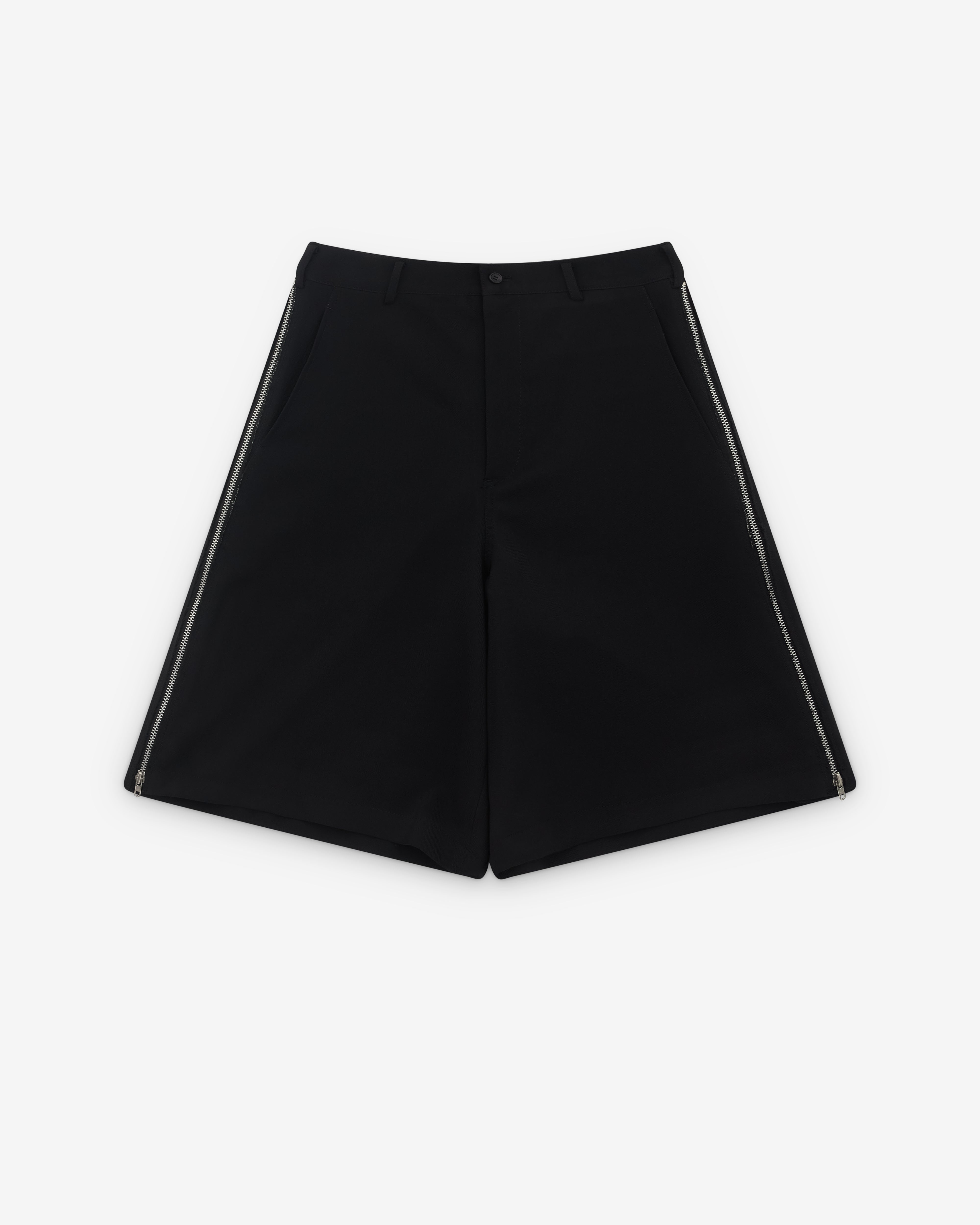 CDG Shirt: Men's Zip Shorts (Black) | Dover Street Market London