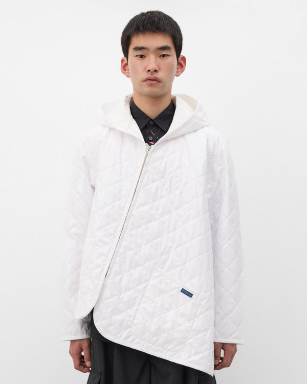 CDG Shirt - Men's Lavenham Bias Hood Jacket - (White)