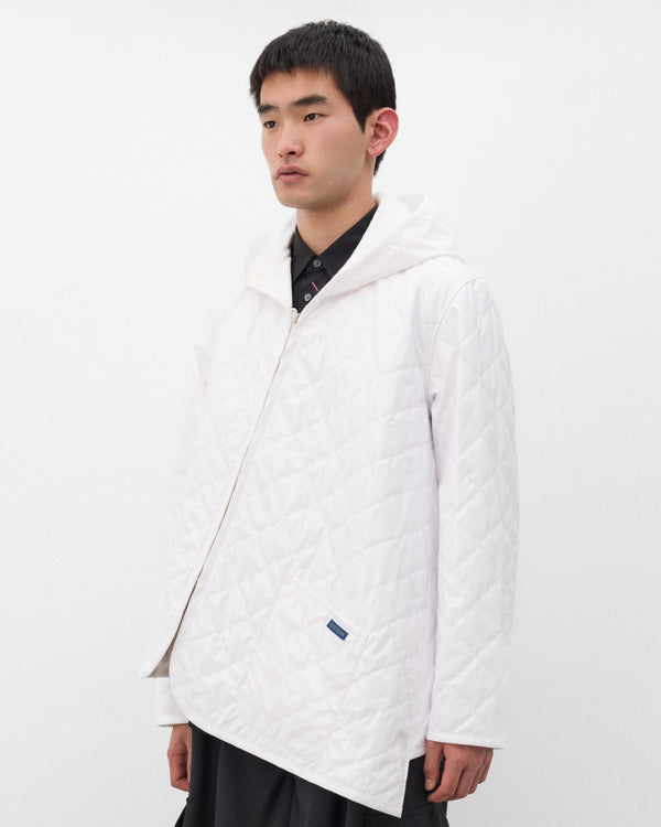 CDG Shirt - Men's Lavenham Bias Hood Jacket - (White)