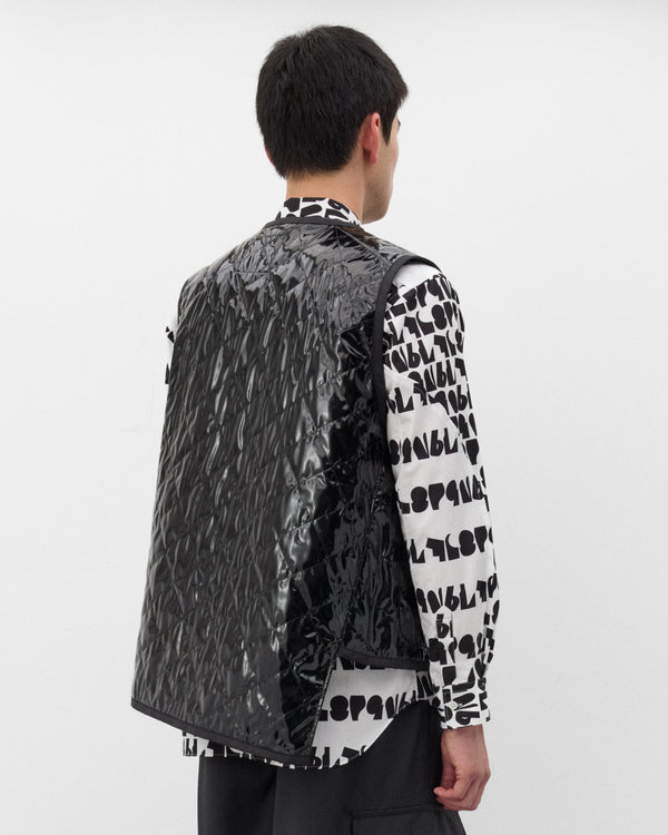 CDG Shirt - Men's Lavenham Bias Quilted Vest - (Black)