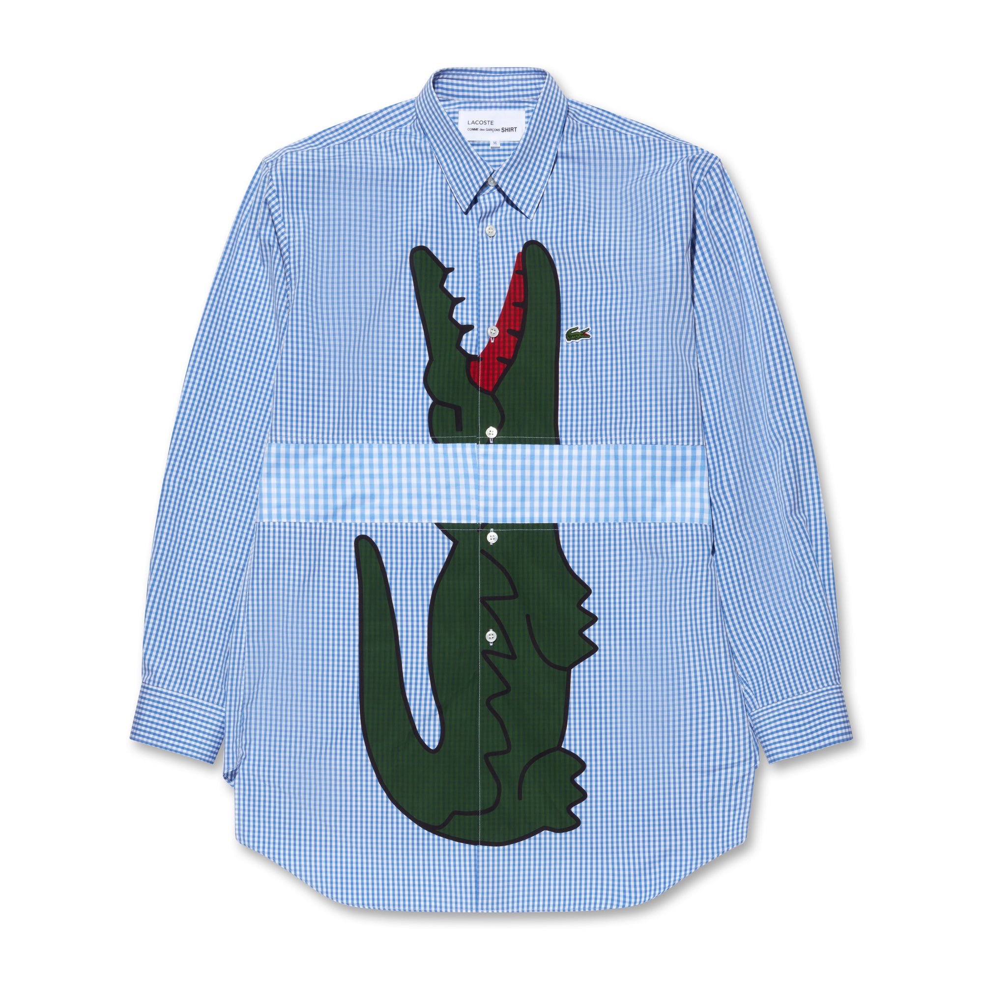 CDG Shirt - Lacoste Men's Cotton Check Shirt - (A-2 Print) view 5