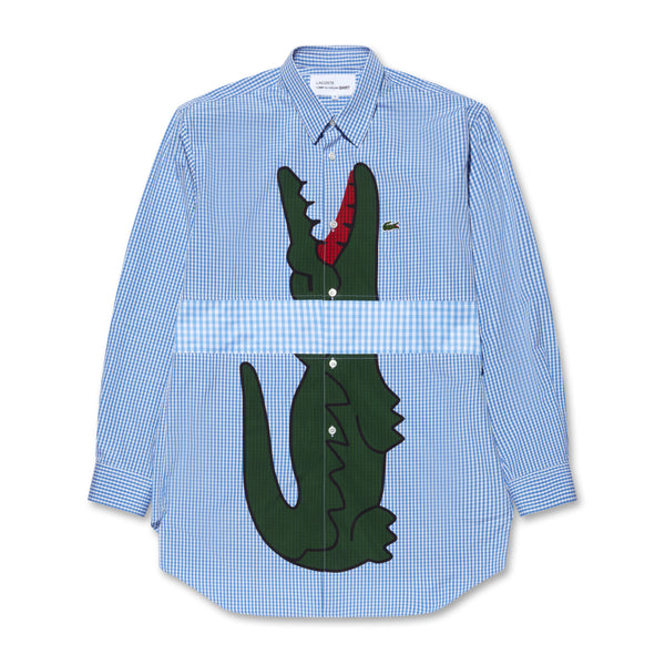 CDG Shirt - Lacoste Men's Cotton Check Shirt - (A-2 Print)