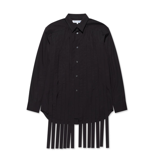 CDG Shirt - Men’s Pleated Shirt - (Black)