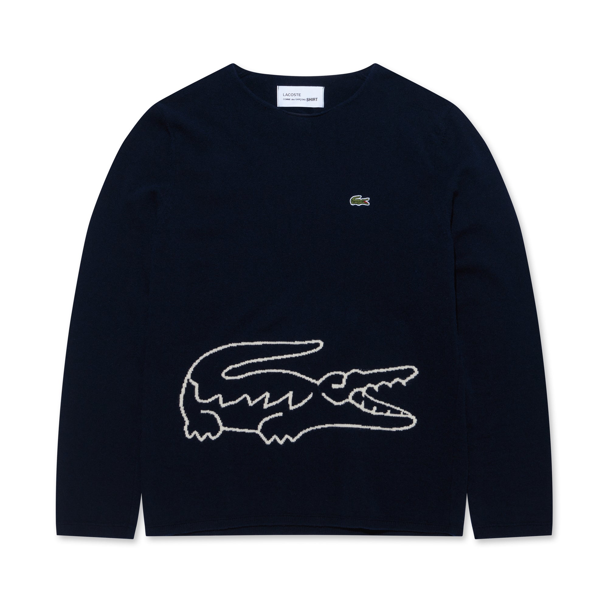 CDG Shirt - Lacoste Men’s Knit Sweater - (Black) view 5