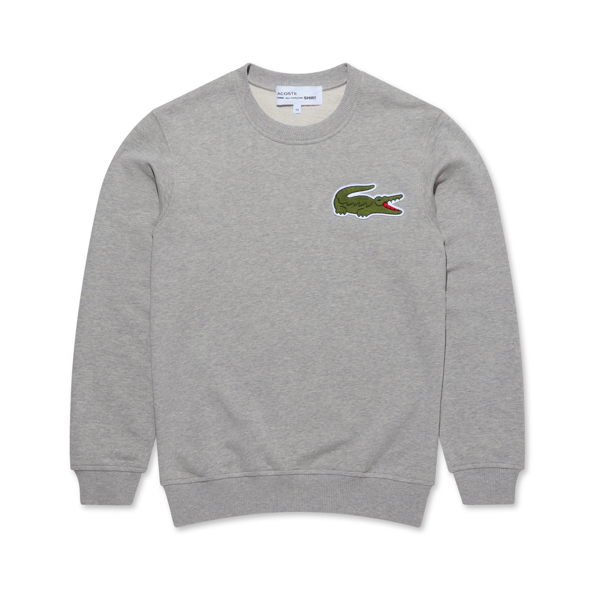 CDG Shirt - Lacoste Men's Cotton Sweatshirt - (Grey) view 5