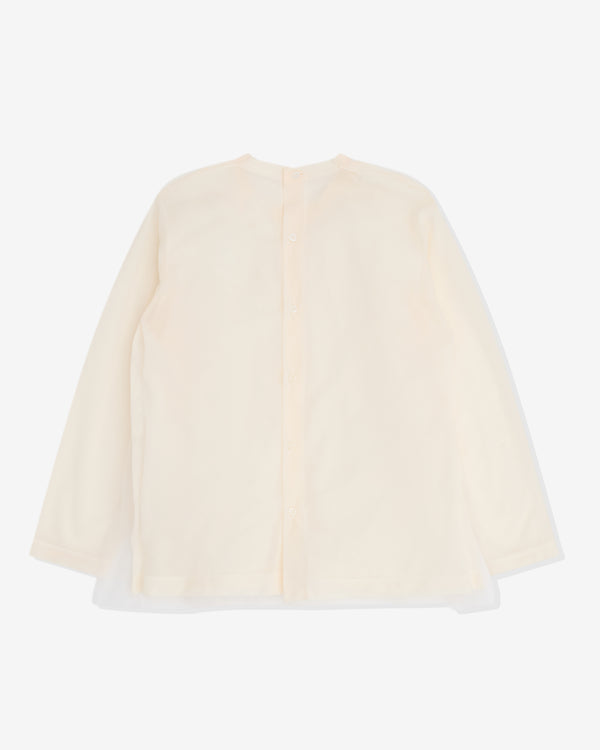 Tao - Women’s Tulle Gathered T-Shirt - (White)