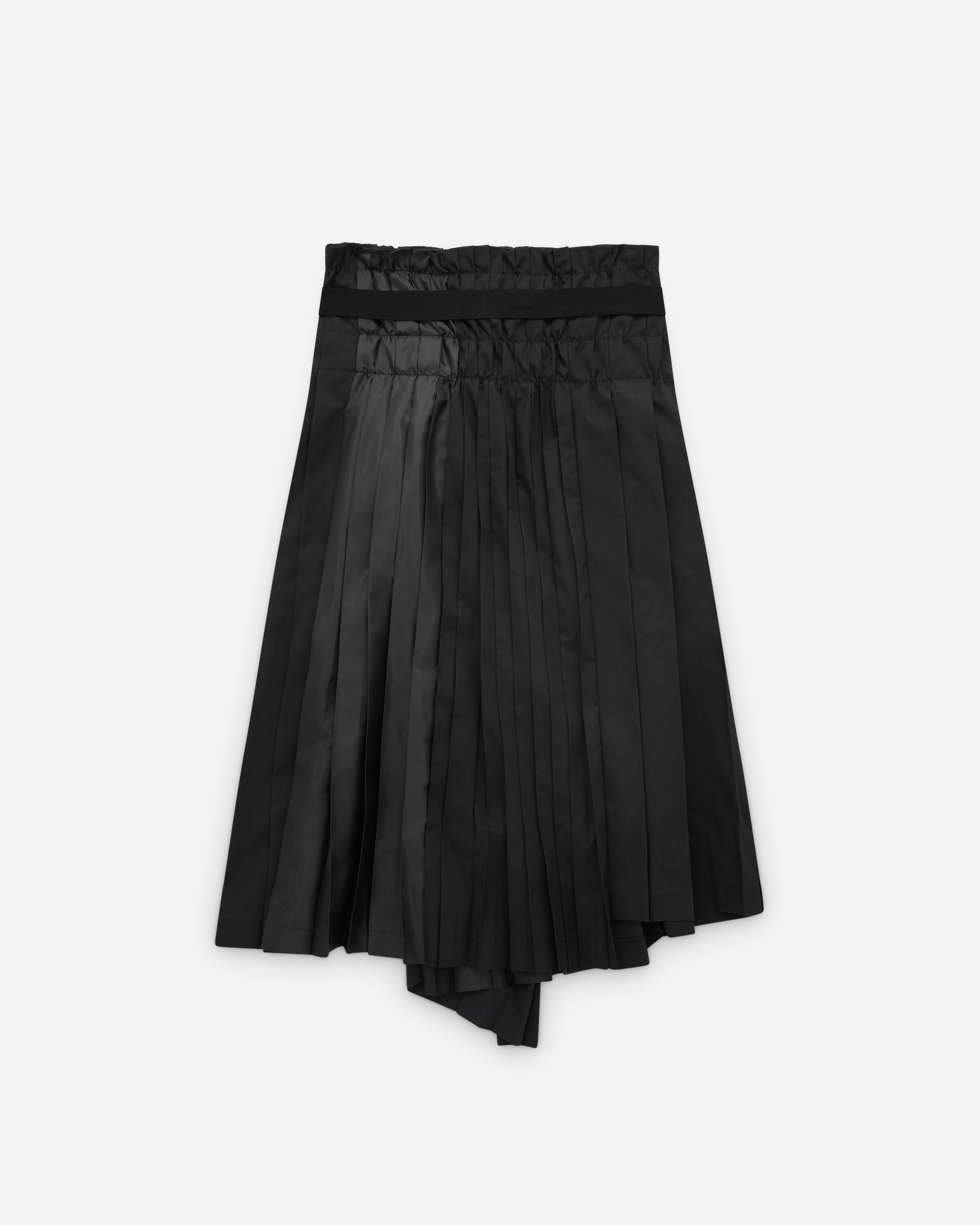 Tao: Women's Pleated Asymmetric Skirt (Black) | DSML E-SHOP Tao: Women's Pleated Asymmetric Skirt (Black) | DSML E-SHOP