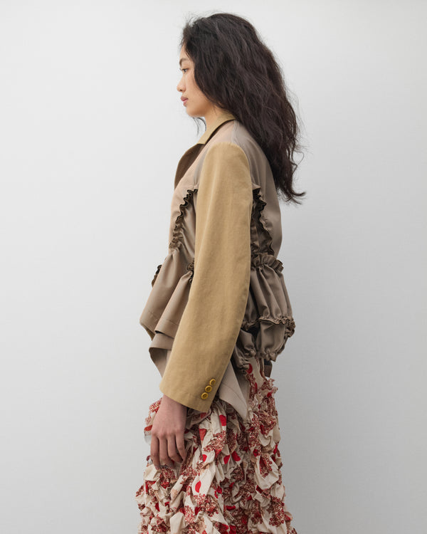 Tao - Women's Women's Cropped Blazer - (Brown)