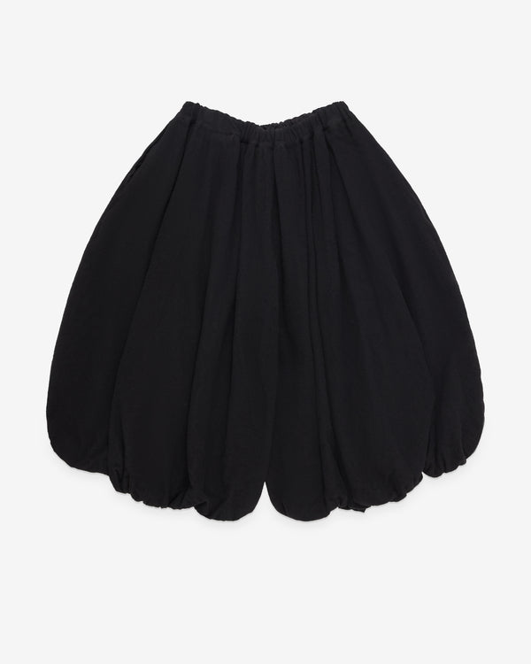Tao - Women's Cropped Scallop Hem Trousers - (Black)
