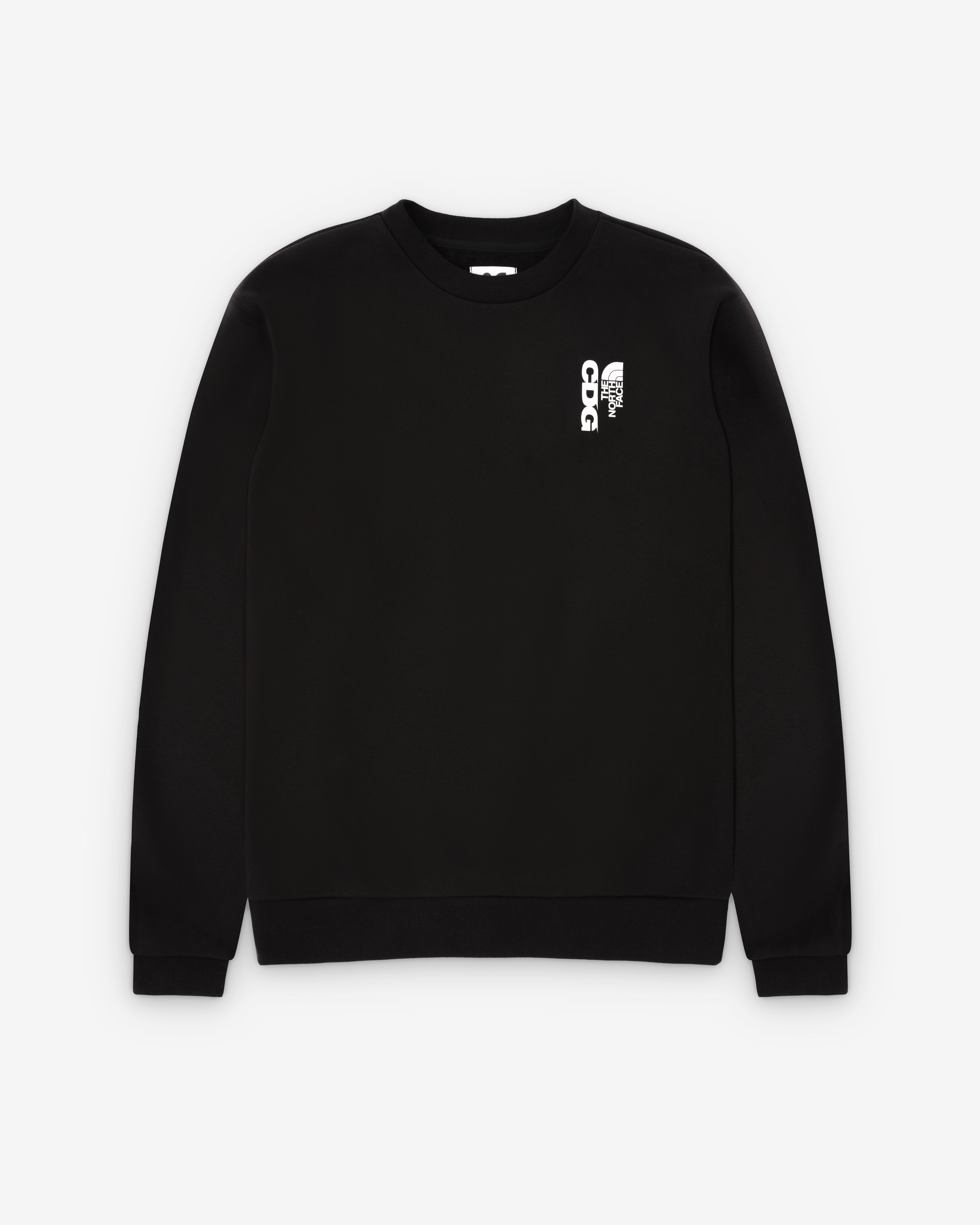 CDG: The North Face Logo Crewneck (Black) | Dover Street Market London