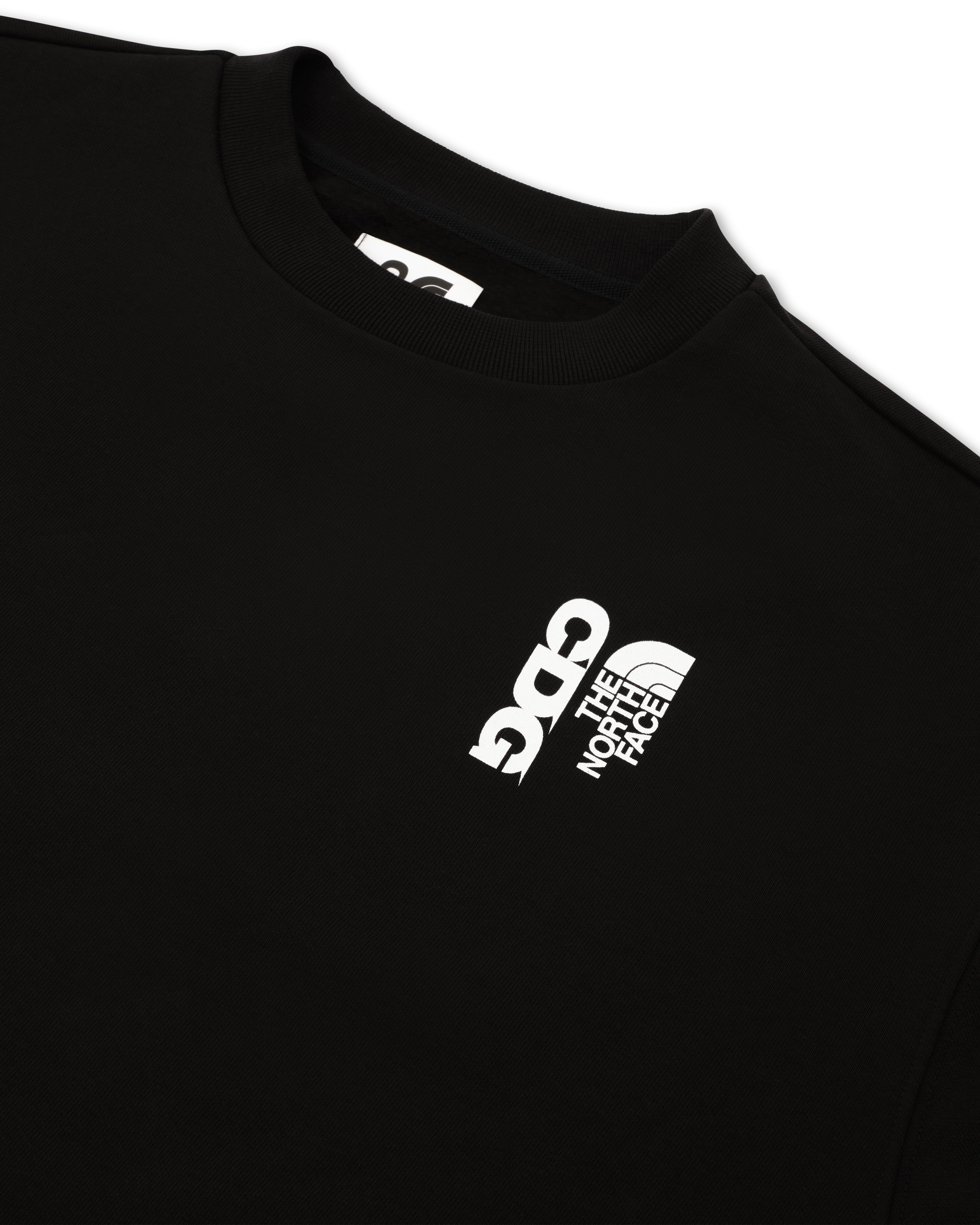CDG: The North Face Logo Crewneck (Black) | Dover Street Market London