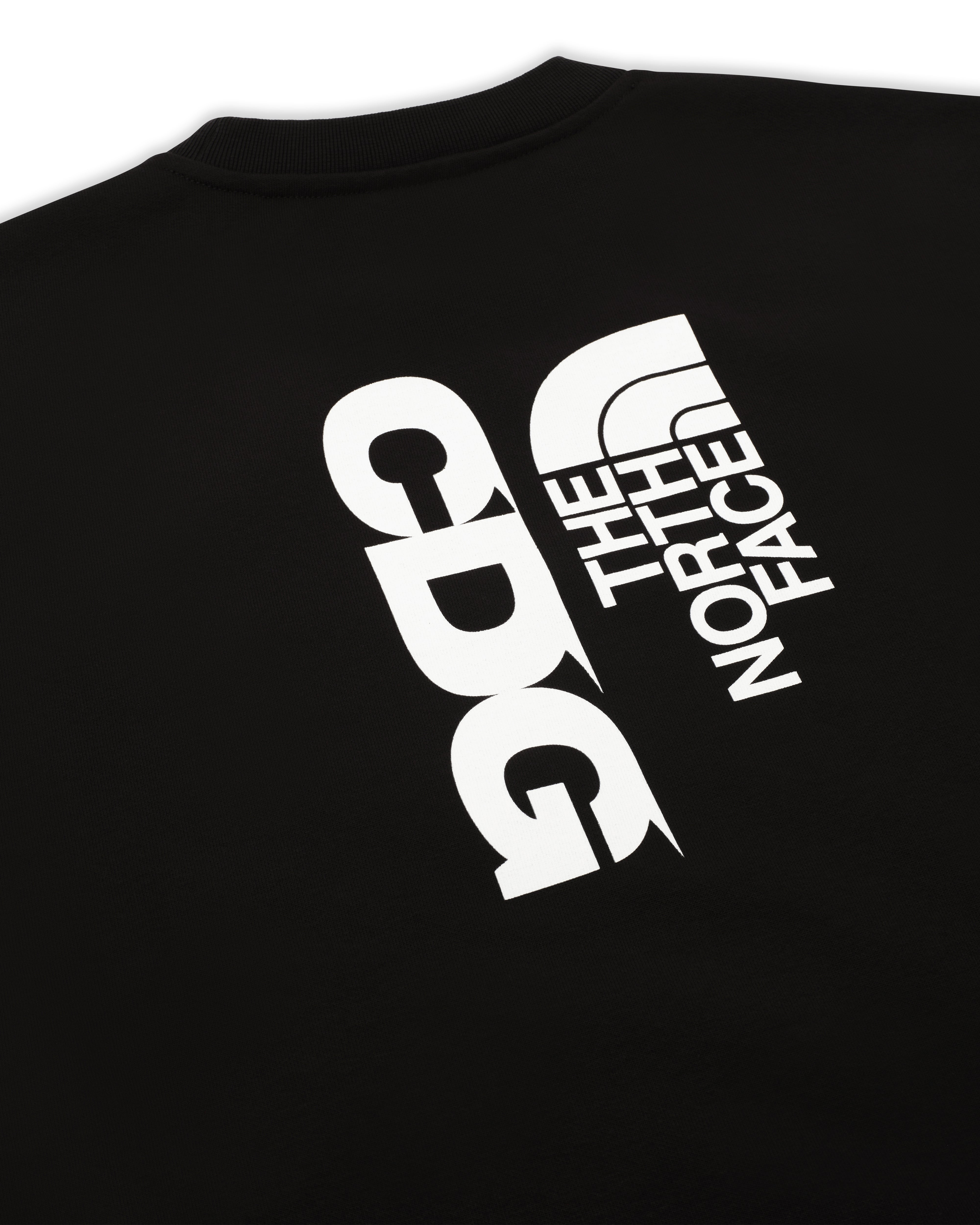 CDG × THE NORTH FACE Sweat Crewneck CDG: The North Face Logo Crewneck (Black) | Dover Street Market London
