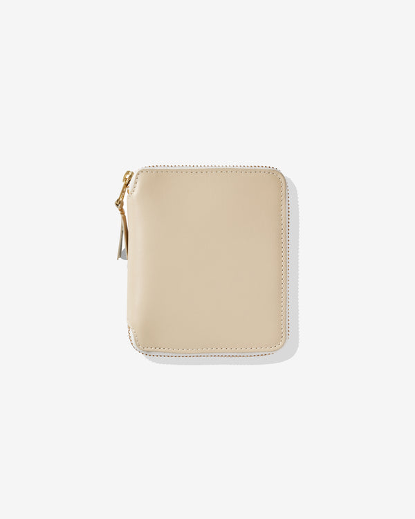 CDG Wallet - Classic Leather Full Zip Around Wallet - (Off-White SA2100)