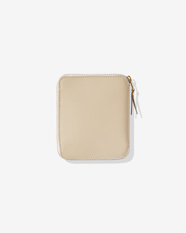 CDG Wallet - Classic Leather Full Zip Around Wallet - (Off-White SA2100)