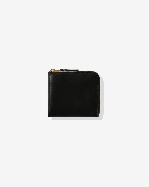 CDG Wallet - Classic Leather Zip Around Wallet - (Black SA3100)
