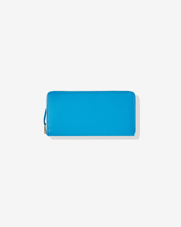 CDG Wallet - Classic Colour Zip Around Wallet - (Blue SA0110)