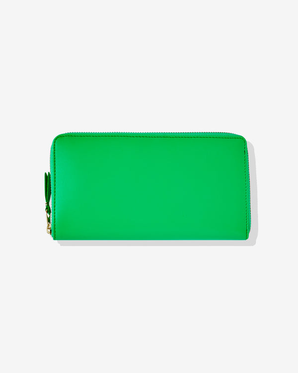 CDG Wallet - Classic Colour Zip Around Wallet - (Green SA0110C)