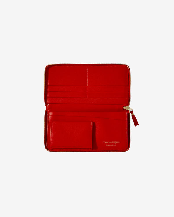CDG Wallet - Classic Colour Zip Around Wallet - (Orange SA0110C)