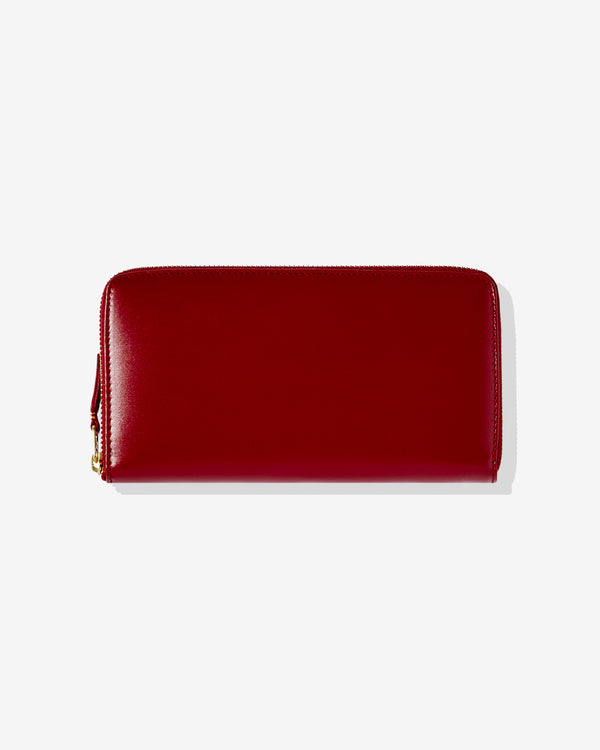 CDG Wallet - Classic Colour Zip Around Wallet - (Red SA0110)