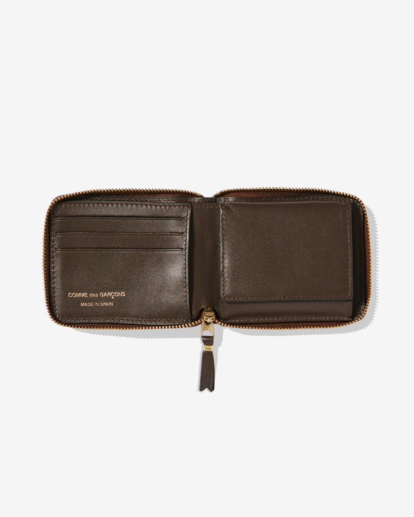 CDG Wallet - Leather Wallet Classic Line - (Brown SA7100)