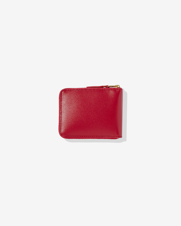 CDG Wallet - Classic Colour Full Zip Around Wallet - (Red SA7100)