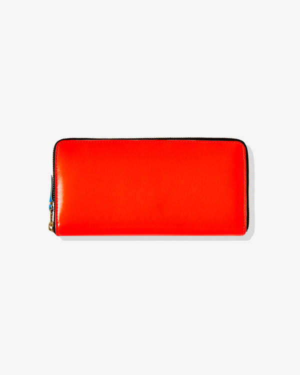 CDG Wallet - Super Fluo Zip Around Wallet - (Orange SA0110SF)