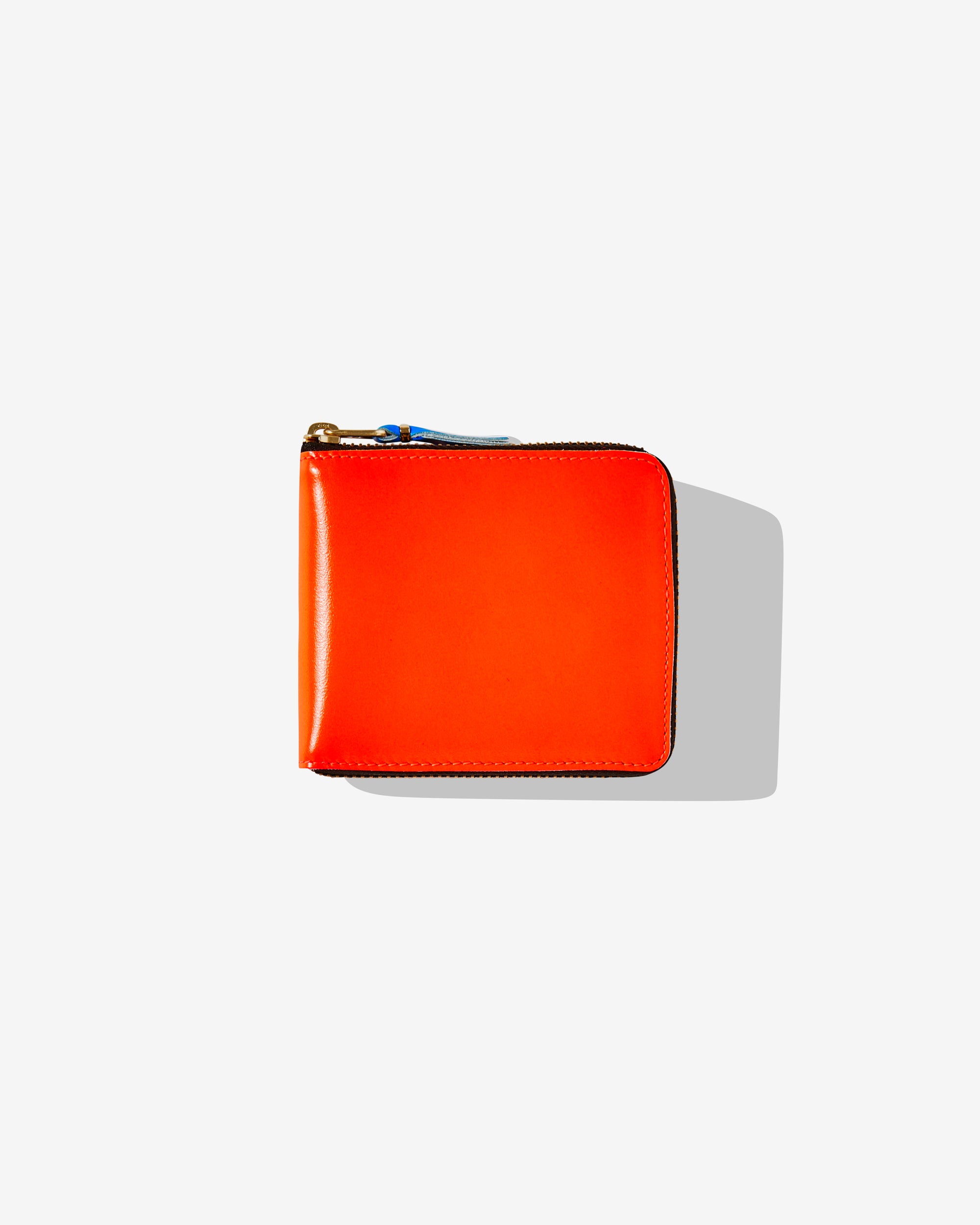 CDG Wallet - Super Fluo Full Zip Around Wallet - (Orange SA7100SF) view 1