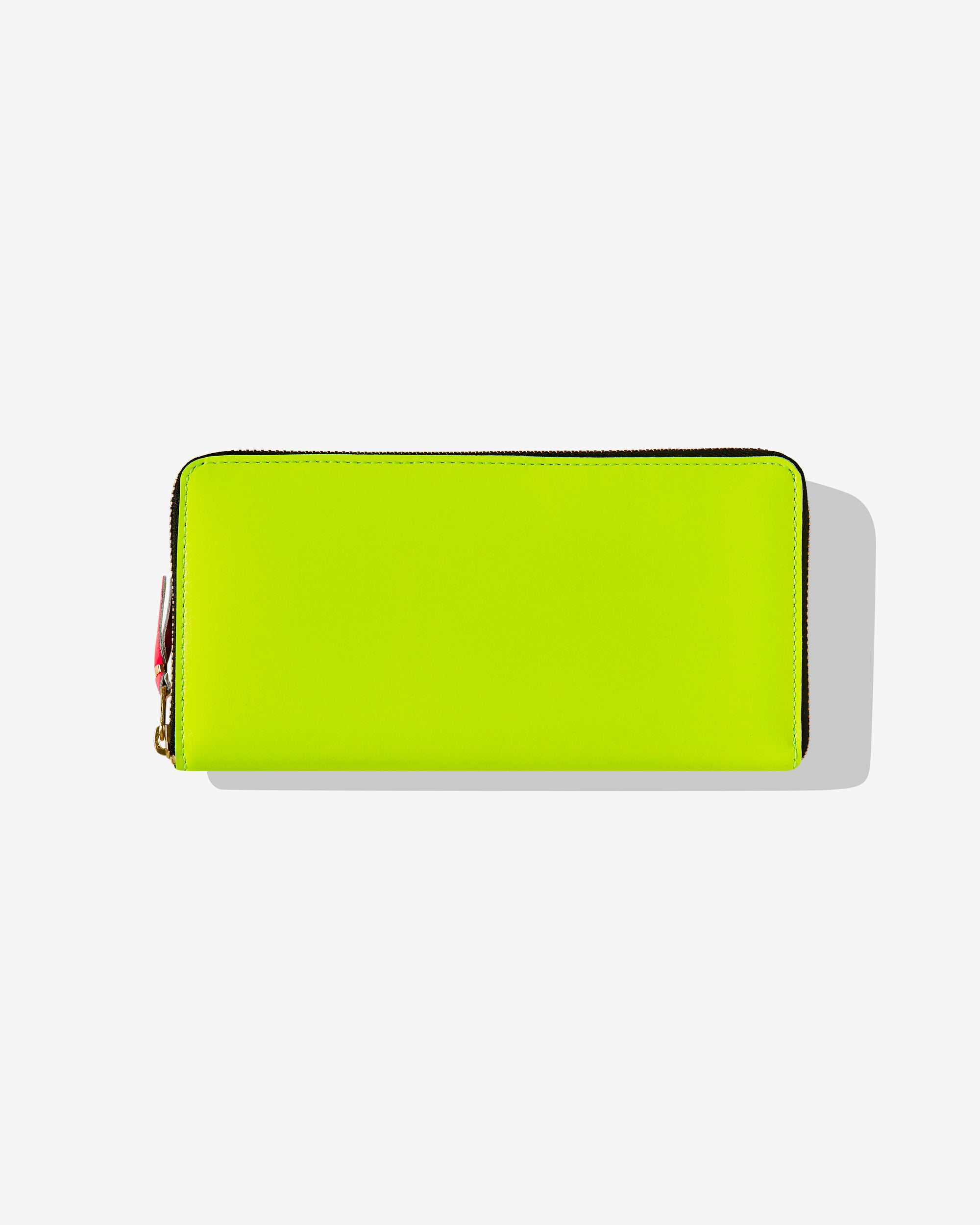 CDG Wallet - Super Fluo Zip Around Wallet - (Yellow SA0110SF) view 1