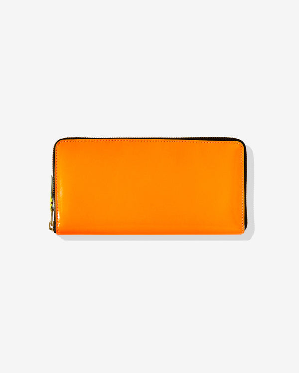 CDG Wallet - Super Fluo Zip Around Wallet - (Orange SA0110SF)