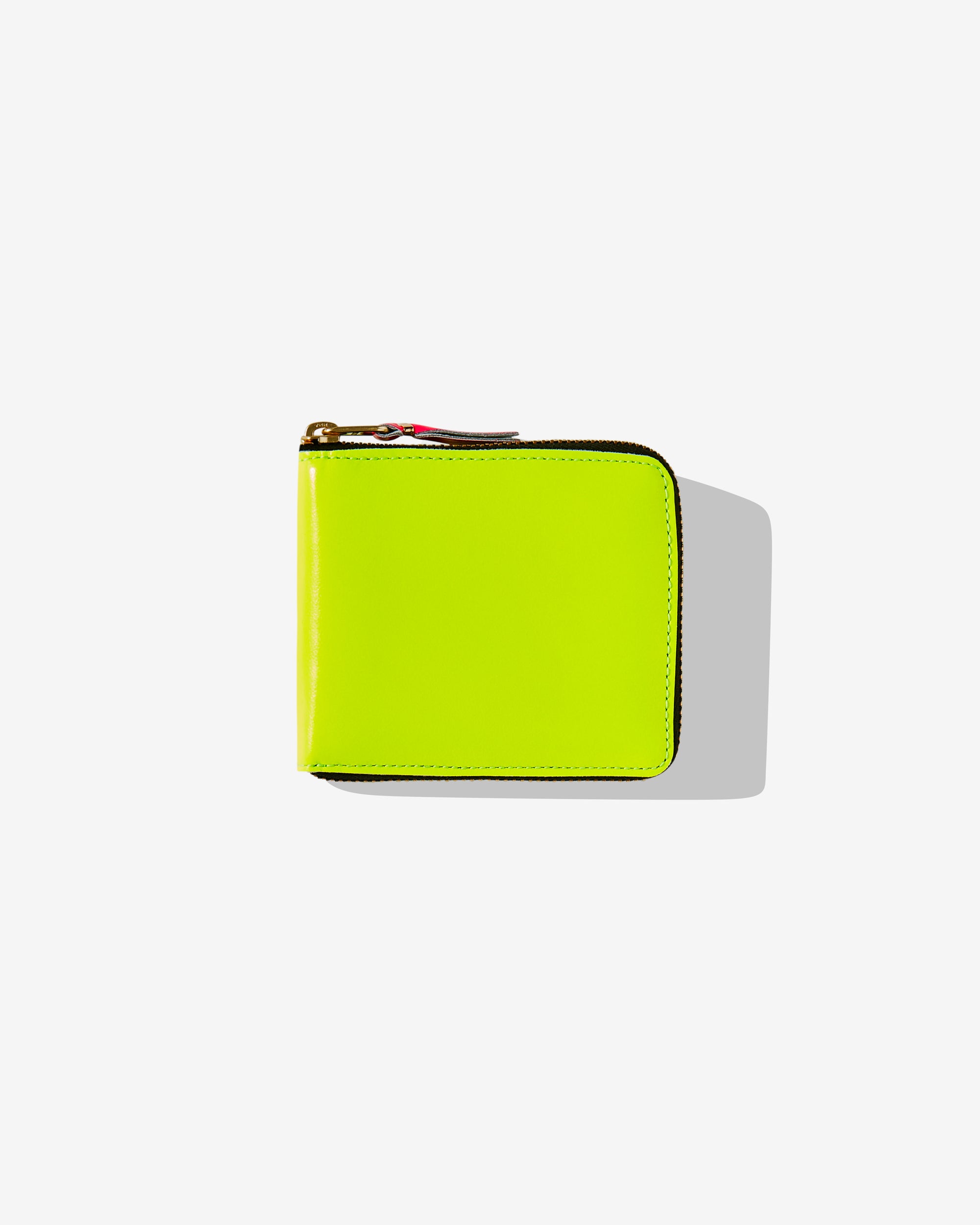 CDG Wallet - Super Fluo Full Zip Around Wallet - (Yellow/Orange SA7100SF) view 1