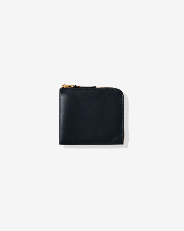 CDG Wallet - Classic Colour Zip Around Wallet - (SA3100 Navy)