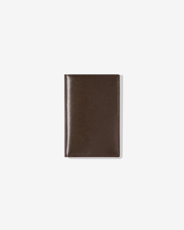 CDG Wallet -  Classic Leather Bifold Wallet - (Brown SA6400)