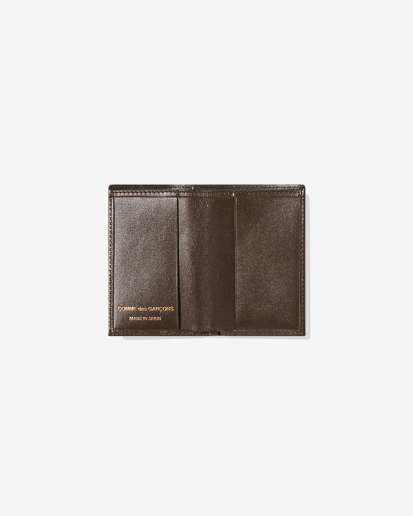 CDG Wallet -  Classic Leather Bifold Wallet - (Brown SA6400)