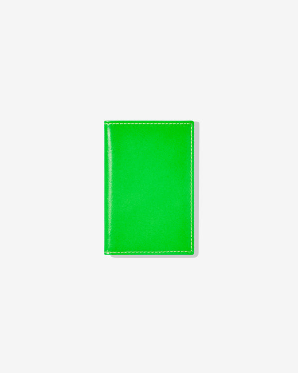 CDG Wallet - Super Fluo Bifold Wallet - (Green/Blue SA6400SF)