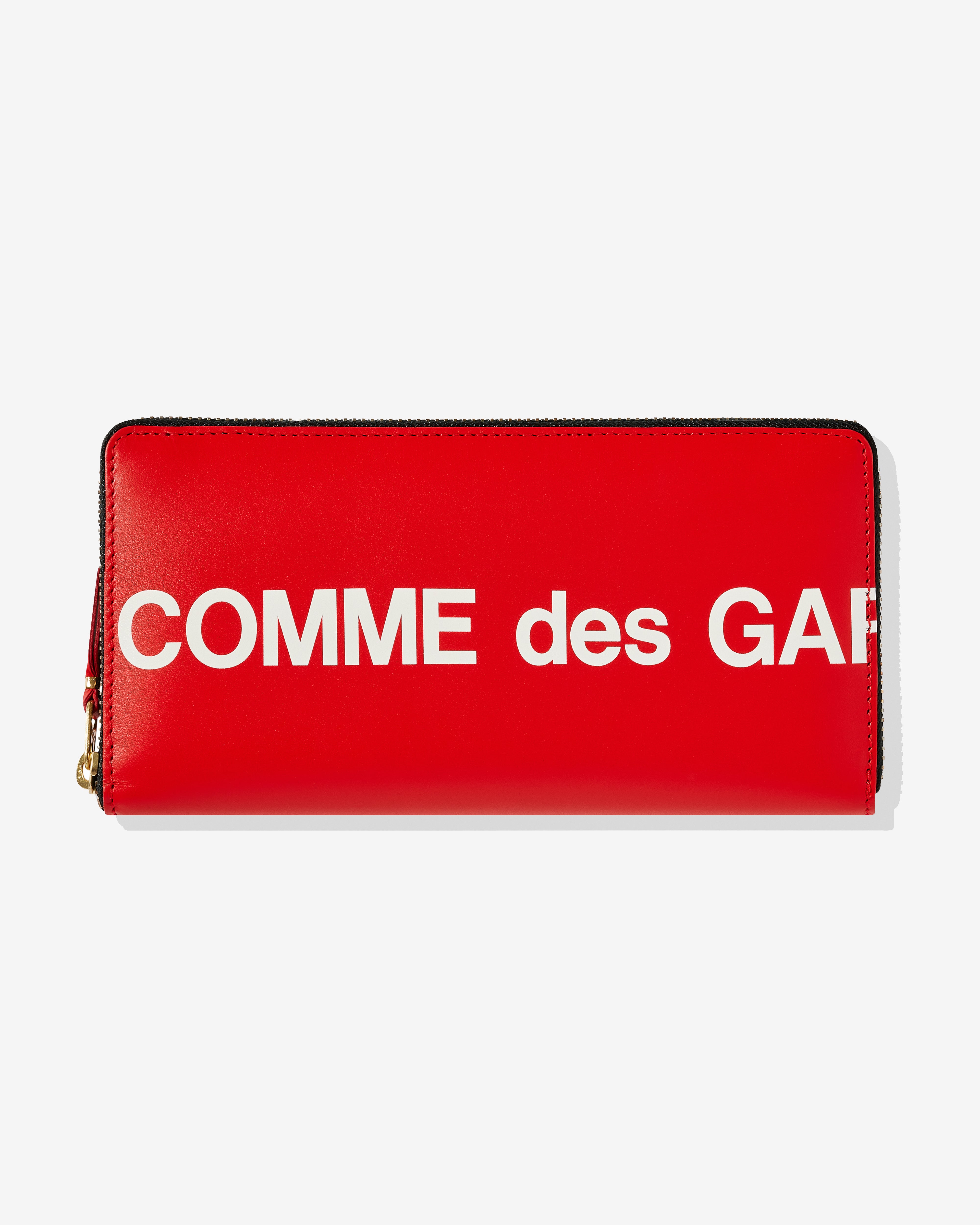 Brand New With Box CDG COMME DES GARCONS SA3100HL Huge Logo selling Wallet Red Zipper