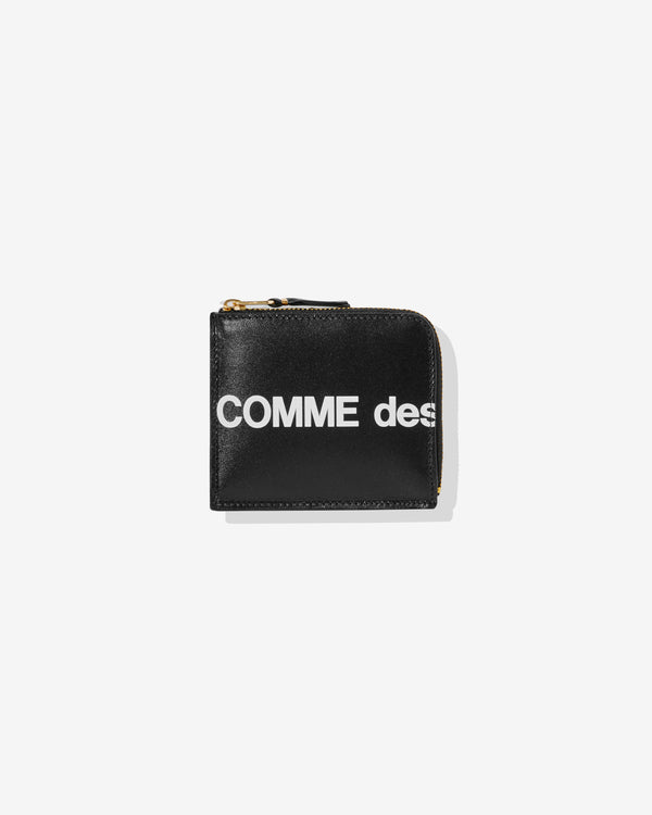 CDG Wallet - Huge Logo Zip Around Wallet - (Black SA3100HL)