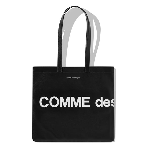 CDG Wallet - Huge Logo Tote Bag - (Black)