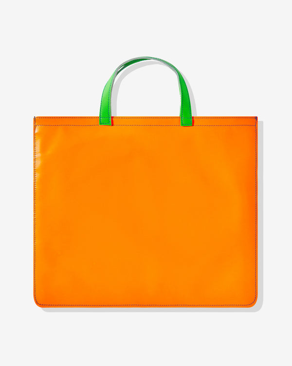 CDG Wallet - Super Fluo Tote Bag - (Blue/Orange SA9000SF)