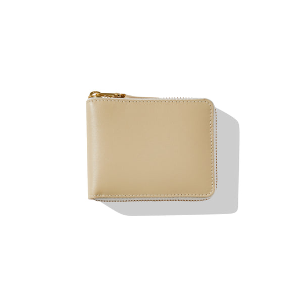 CDG Wallet - Full Zip Around Wallet - (Off White SA7100)