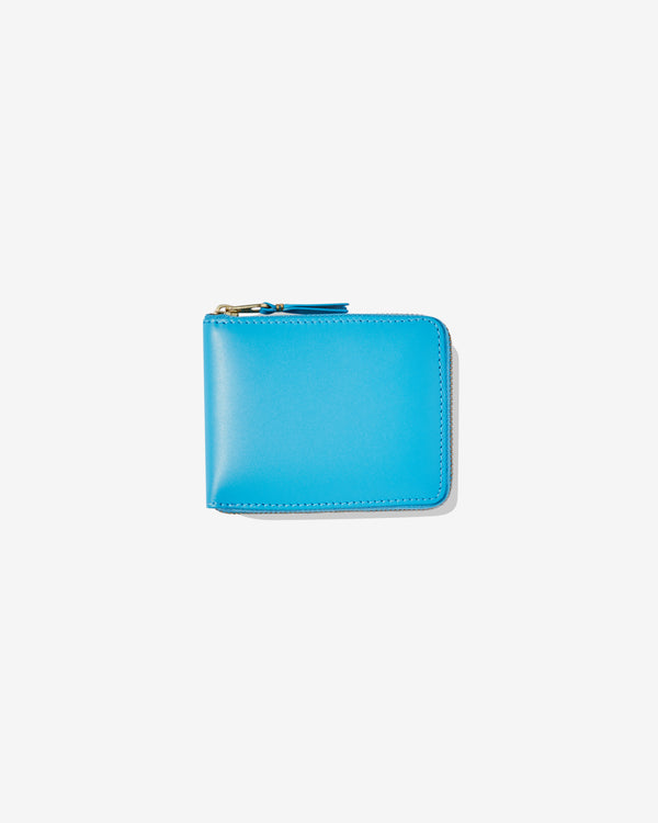 CDG Wallet - Classic Colour Full Zip Around Wallet - (Blue SA7100)