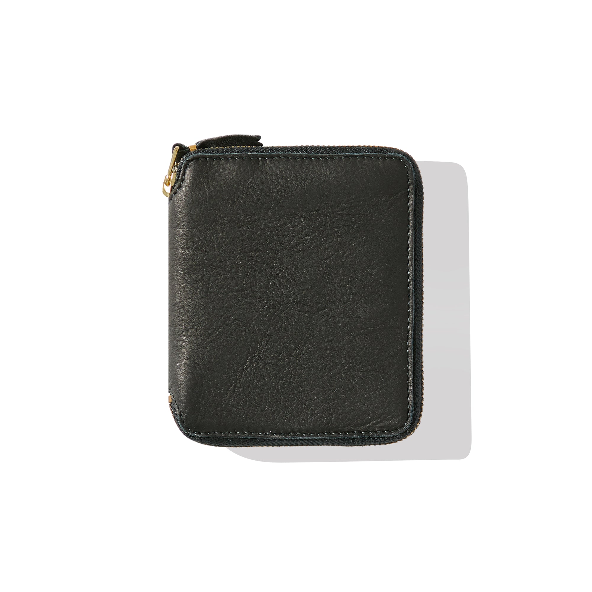 CDG Wallet - Washed Full Zip Around Wallet - (Black) view 1