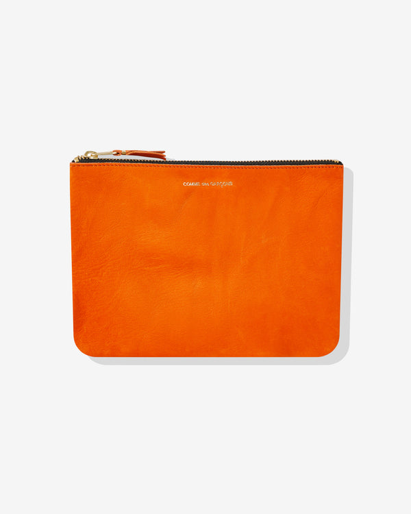 CDG Wallet - Washed Zip Pouch - (Burnt Orange SA5100)