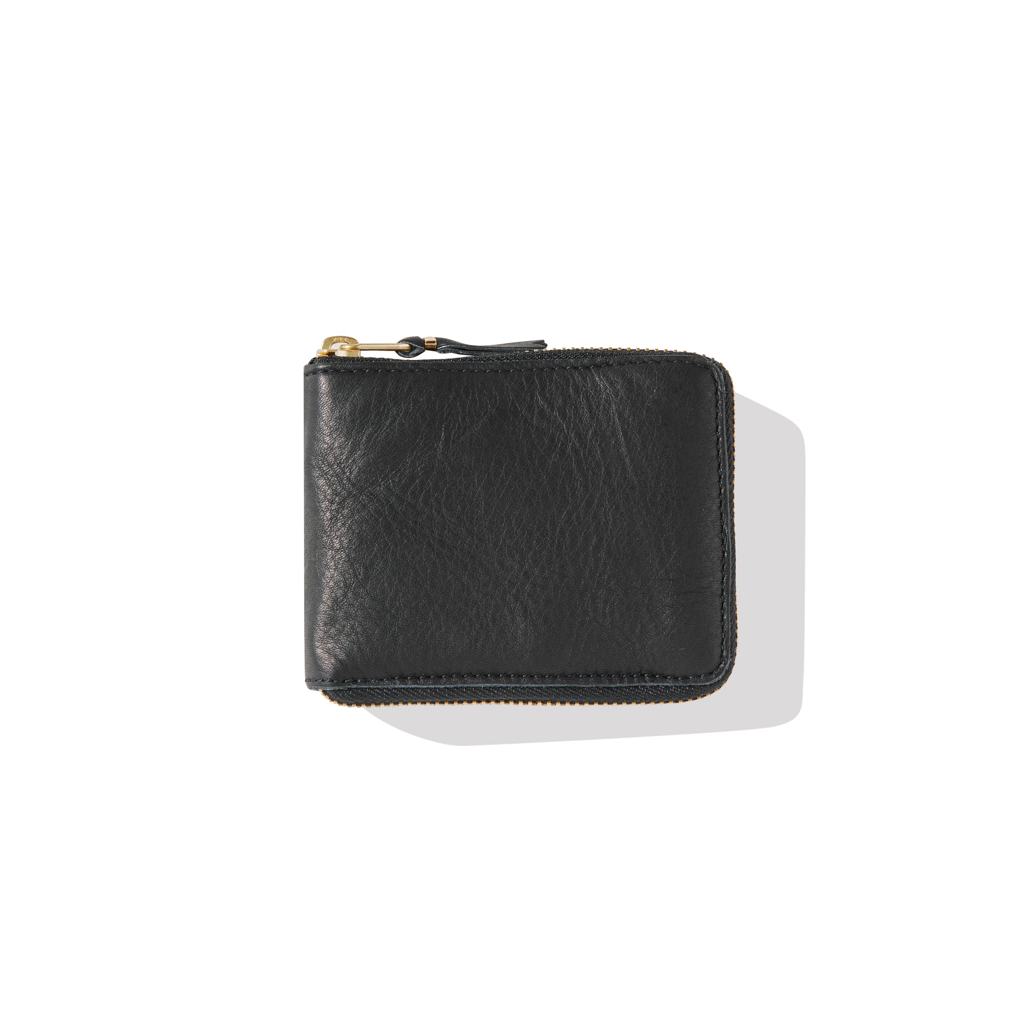 CDG Wallet - Washed Full Zip Around Wallet - (Black) 7100 view 1