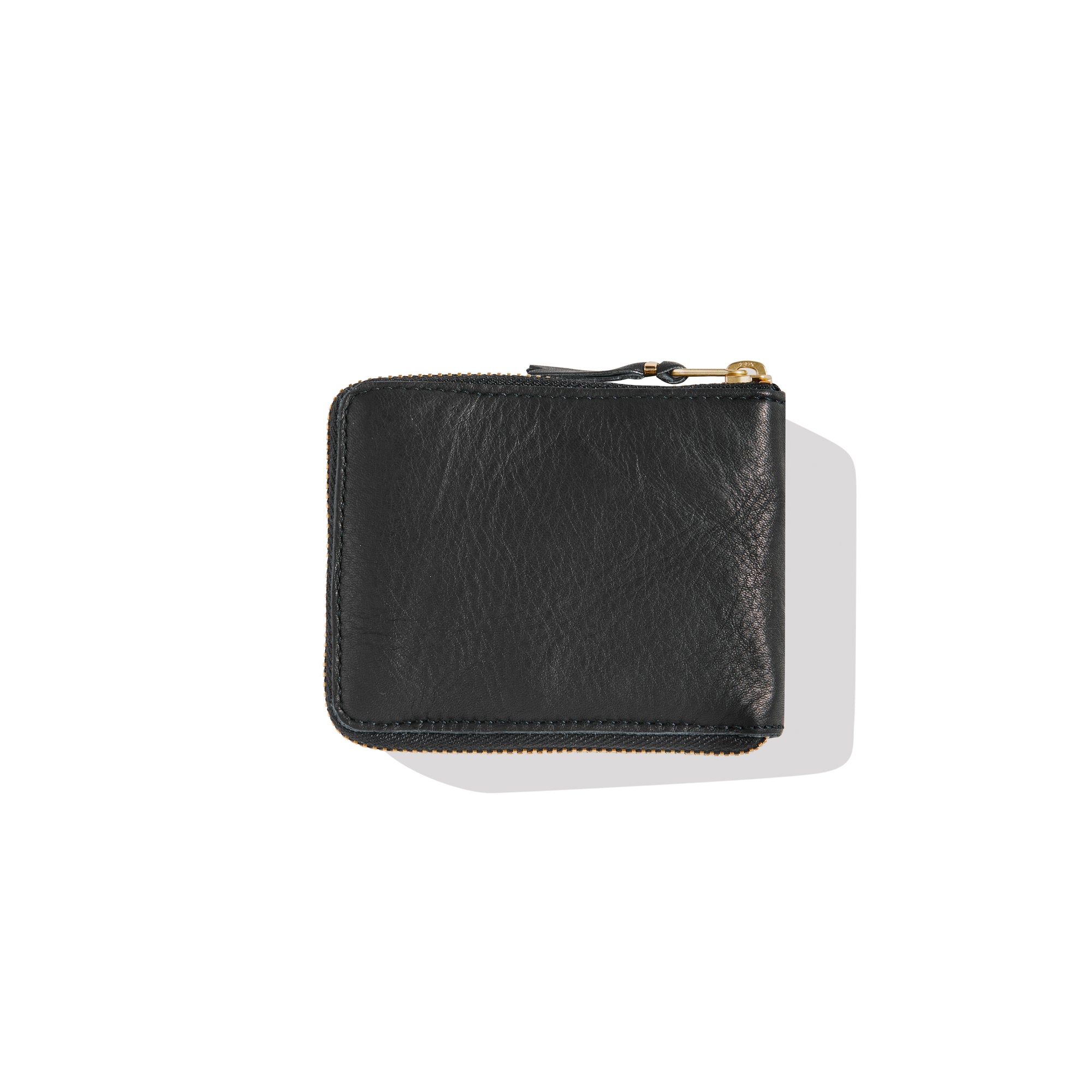 CDG Wallet - Washed Full Zip Around Wallet - (Black) 7100 view 2