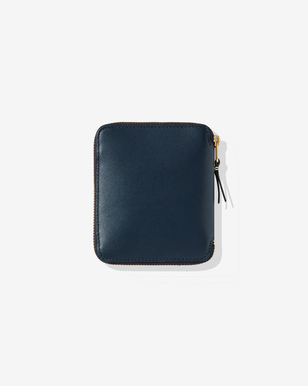 CDG Wallet - Classic Leather Full Zip Around Wallet - (SA2100 Navy)