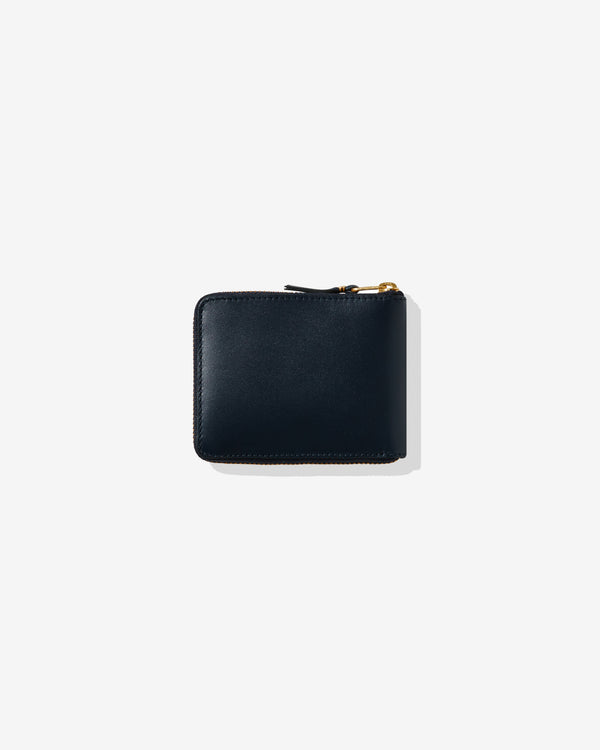 CDG Wallet - Classic Leather Full Zip Around Wallet - (SA7100 Navy)