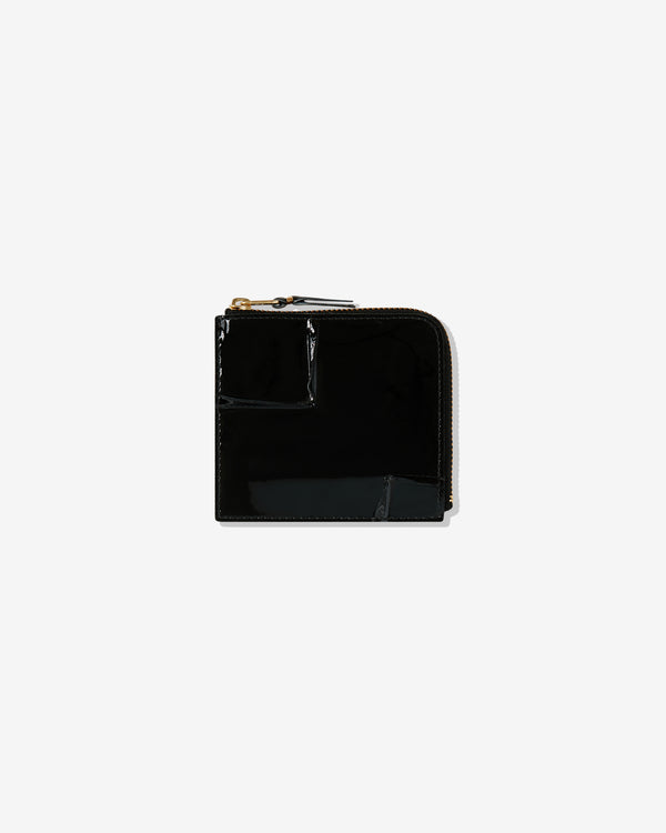 CDG Wallet - Reversed Hem Zip Around Wallet - (Black) SA3100RH