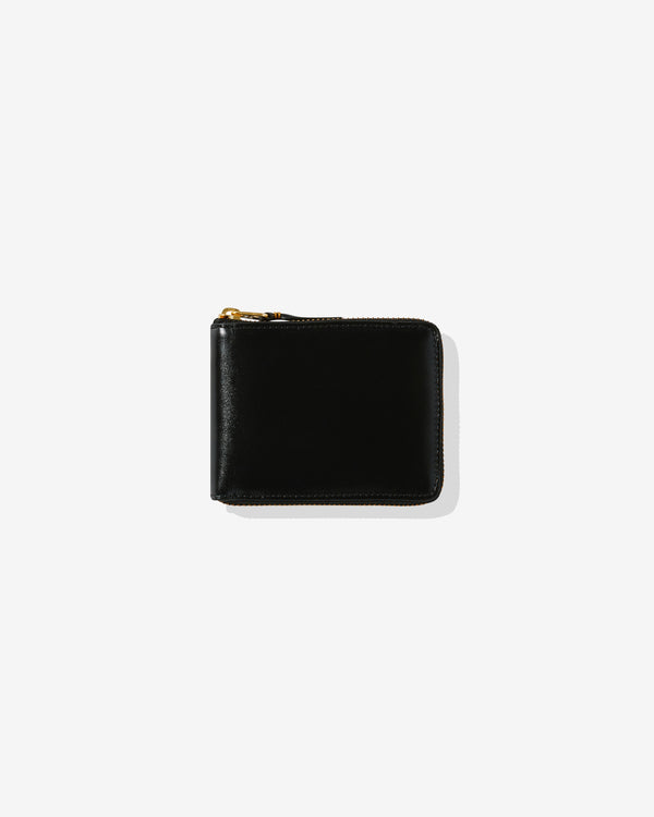 CDG Wallet - Classic Leather Full Zip Around Wallet - (Black SA7100)