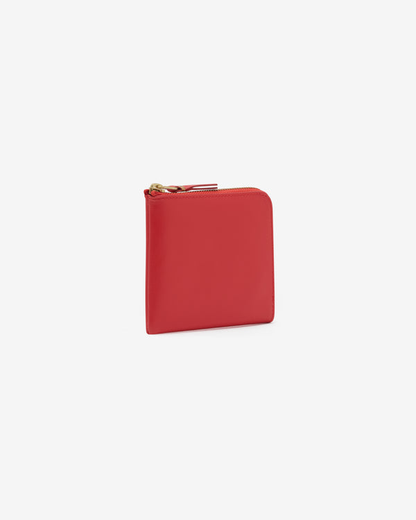 CDG Wallet - Classic Leather Zip Around Wallet - (Orange SA3100C)