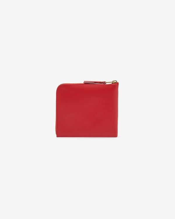 CDG Wallet - Classic Leather Zip Around Wallet - (Orange SA3100C)